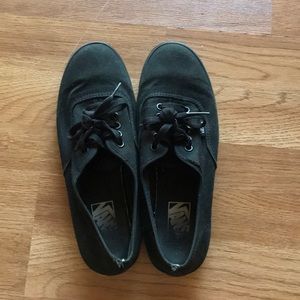 Black on black vans